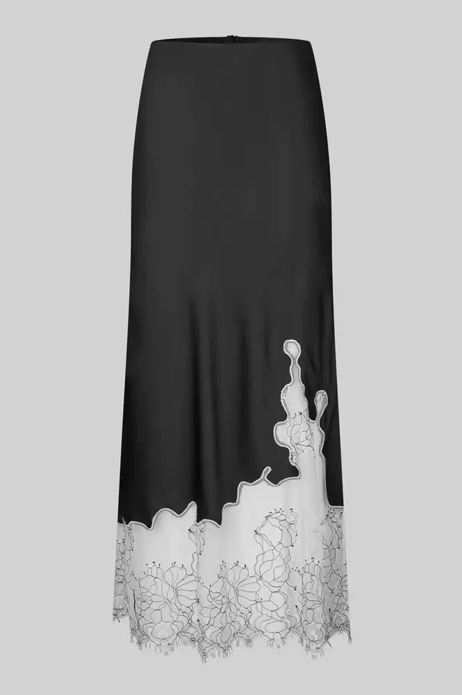 Second Female Wila Black Lace Skirt - The Mercantile London