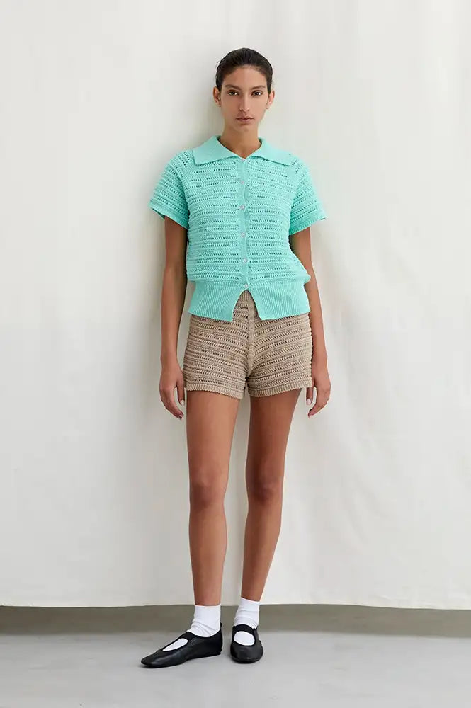 Diarte Palma Aqua Cardigan - The Mercantile London