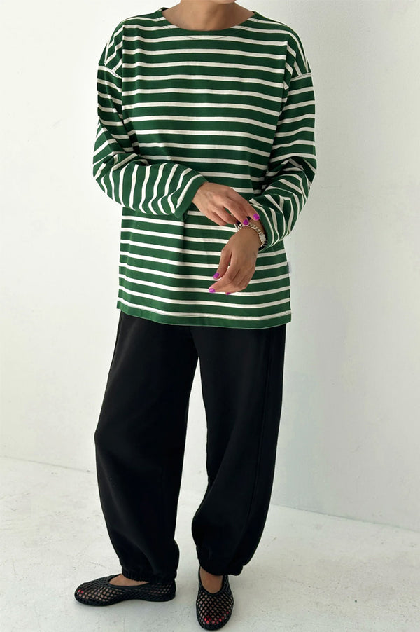 Le Bon Shoppe Marseilles White Stripe On Pine Top