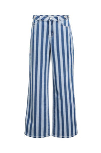 Object Rio Blue Striped Denim Jeans