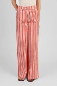 An'ge Rosina Red Striped Trousers - The Mercantile London