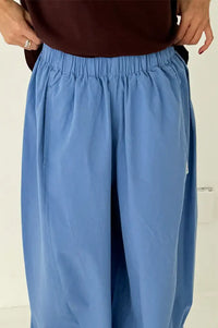 Le Bon Shoppe Slate Blue Parachute Pants - The Mercantile London