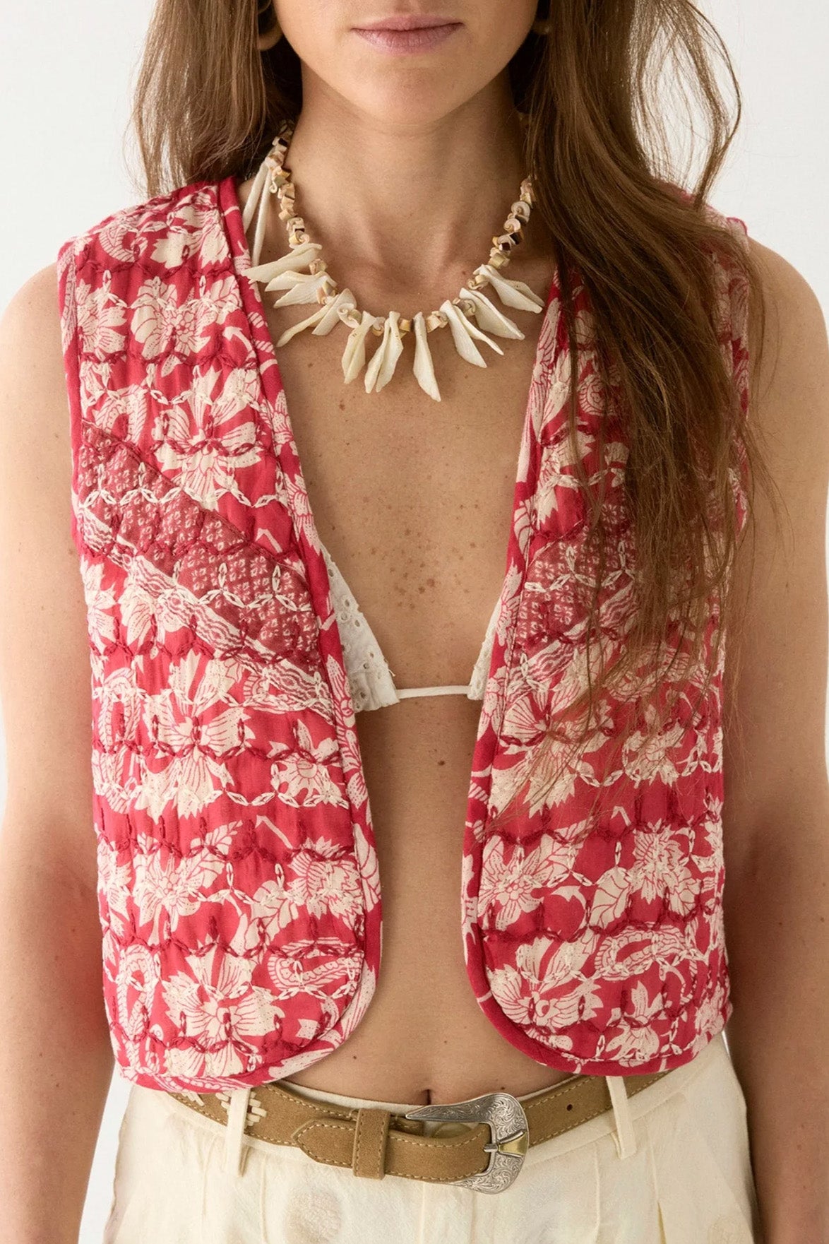 Maison Hotel Ulrikke Sangria Vest - The Mercantile London