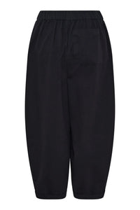 Anne Mi Flora Black Barrel Trouser