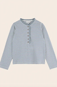 Emile Et Ida Evania Navy Striped T-Shirt