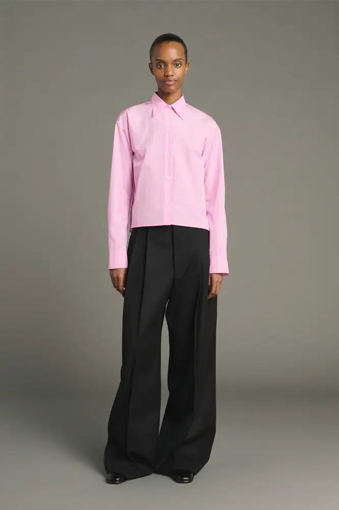 Soeur Jeanne Rose Silk Taffeta Shirt
