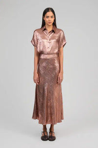 An'ge Amoryna Bronze Shirt - The Mercantile London