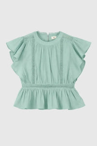 An'ge Salekina Celadon Blouse - The Mercantile London