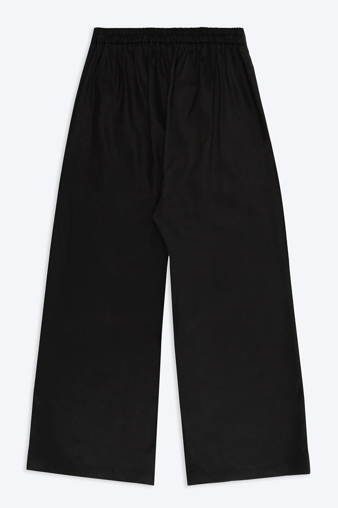 Lowie Black Wide Leg Trousers - The Mercantile London