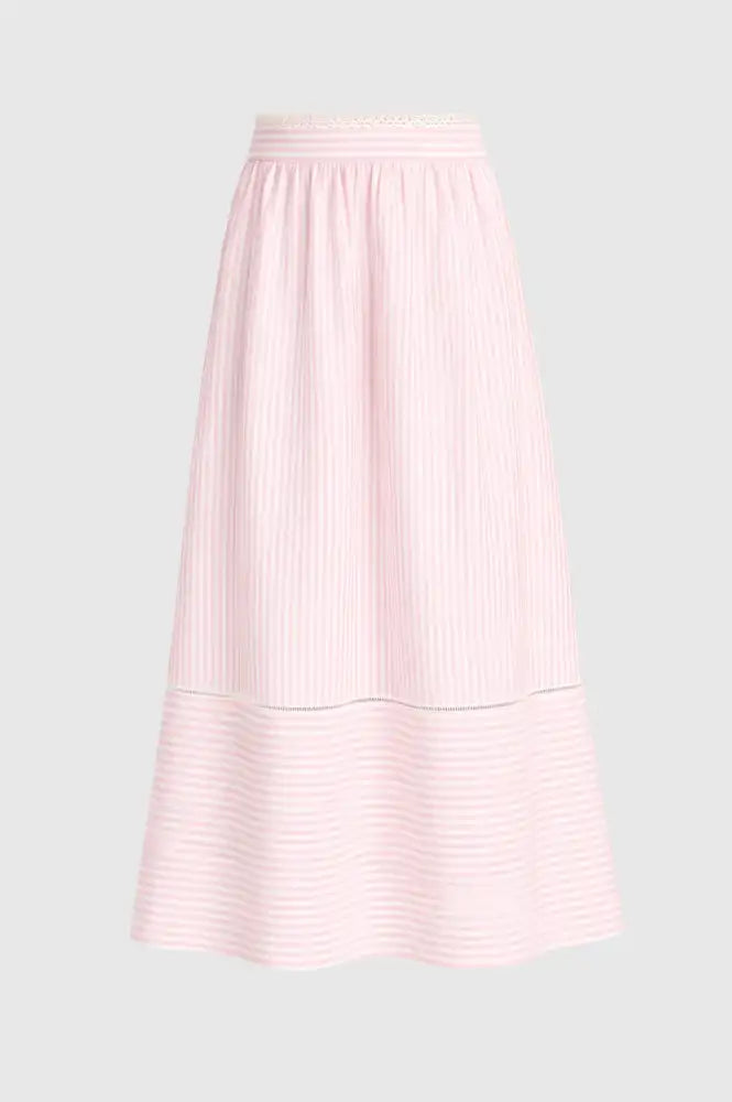 An'ge Ralyta Coral Striped Skirt - The Mercantile London