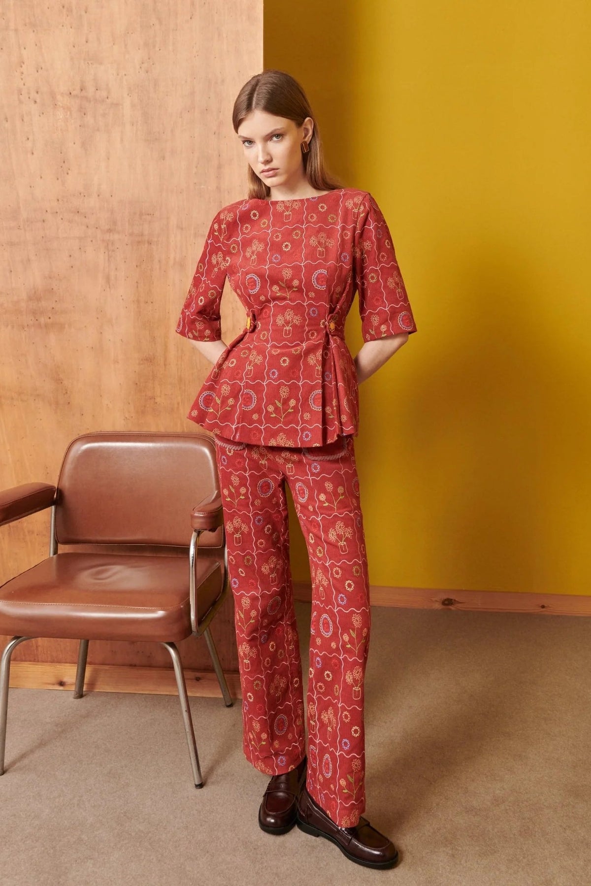 Celia B Sunset Red Top