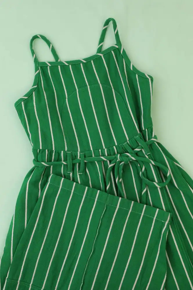 L.F. Markey Tomasin Grass Stripe Overalls - The Mercantile London