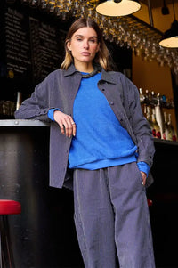 A.P Blue Striped Carpenter Trousers