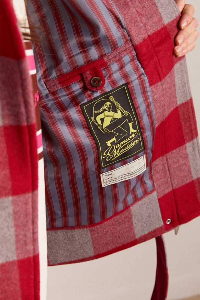 Damson Madder Polly Red Check Jacket