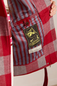 Damson Madder Polly Red Check Jacket