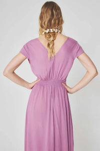 Louizon Kandy Draped Rose Dress - The Mercantile London