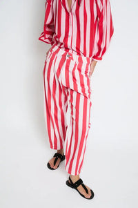 Sophie + Lucie Boyfriend Barras Red Stripe Jeans - The Mercantile London