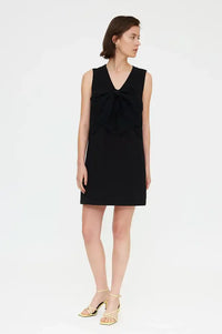 Compania Fantastica Black Bow Mini Dress - The Mercantile London