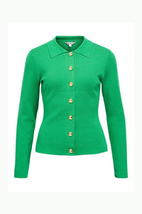 Object Reynard Green Polo Cardigan