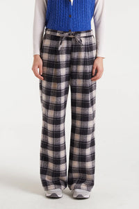 Compania Fantastica Black Check Trousers - The Mercantile London