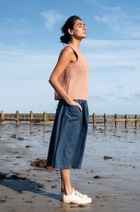 Bibico Pippa Rust Check Top - The Mercantile London