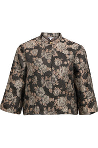 Object Juna Floral Jacquard Jacket - The Mercantile London