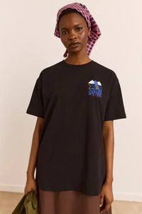 Damson Madder Nature Bathing Black T-Shirt