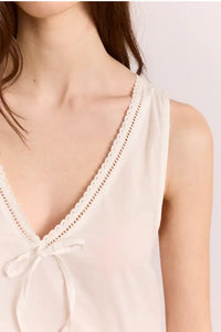 Damson Madder Raven White Mini Dress