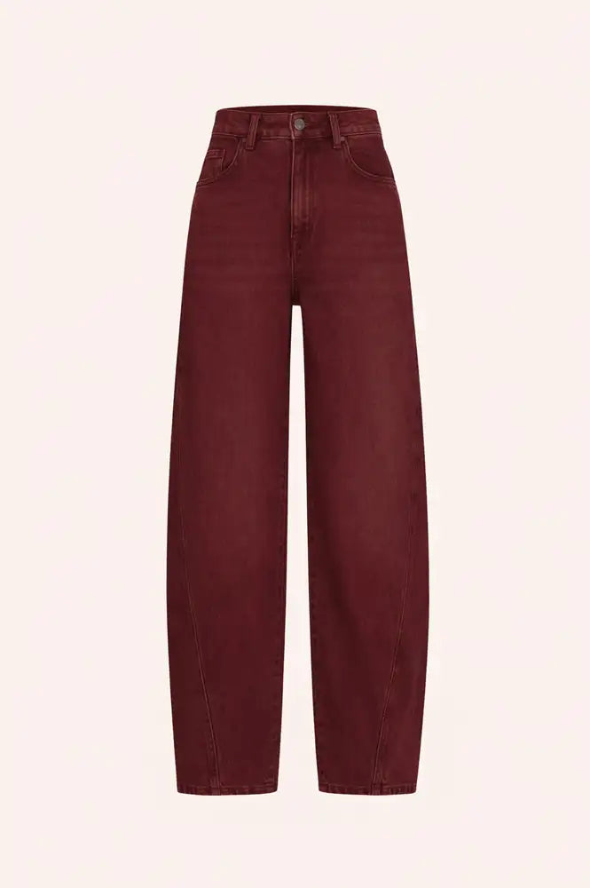 By-Bar Begum Wine Jeans