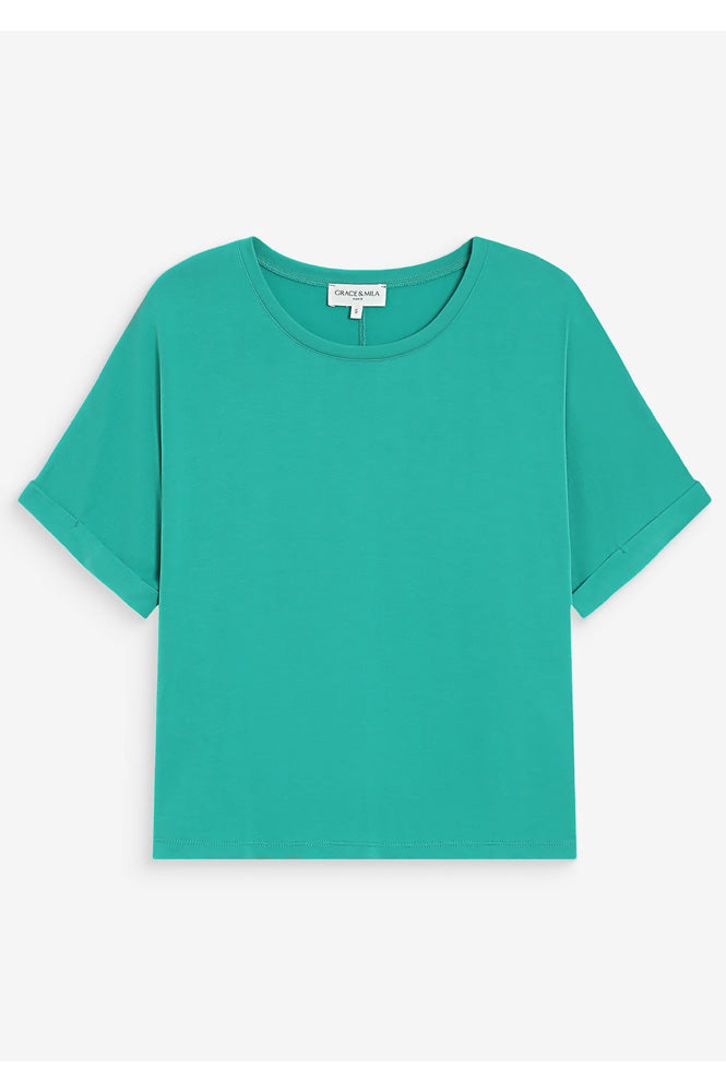 Grace & Mila Parma Green T-Shirt - The Mercantile London