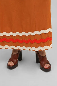 An'ge Roline Gold Ric Rac Skirt