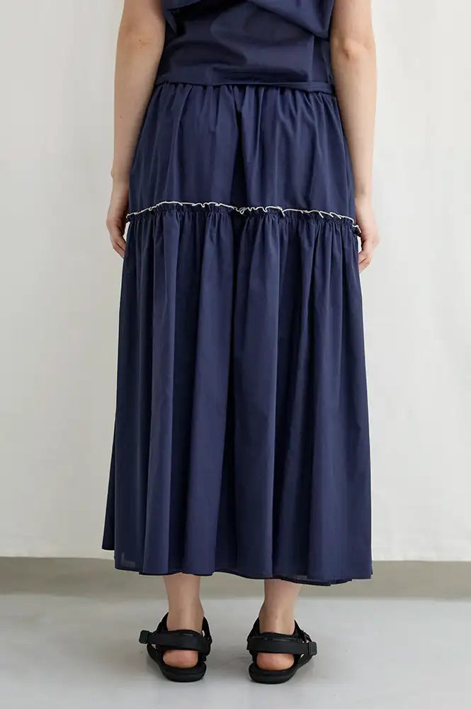 Diarte Bola Navy Skirt - The Mercantile London