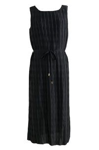 Louche Lumina Black Pleated Dress