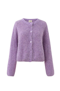 FRNCH Maino Violet Cardigan - The Mercantile London