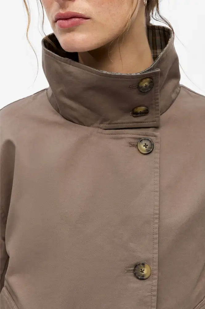 Object Gro Grey Checked Reversible Jacket
