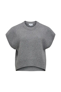 Object Tone Medium Grey Knitted Top