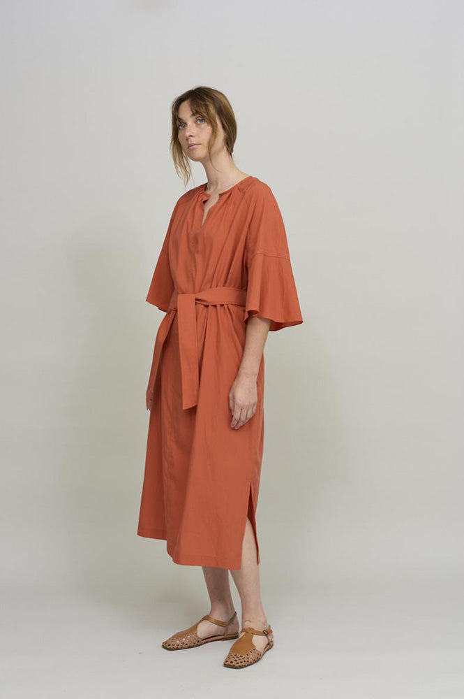 Cus Bell Sleeve Rouge Dress - The Mercantile London
