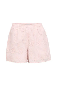Object Mya Pale Lilac Embroidered Shorts - The Mercantile London