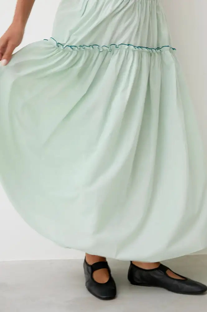 Diarte Bola Mint Green Skirt - The Mercantile London