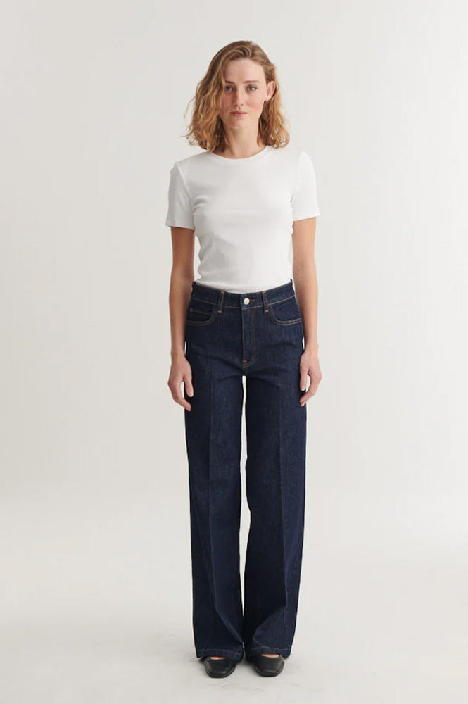 Basic Apparel Enya Rinse Wash Jeans - The Mercantile London