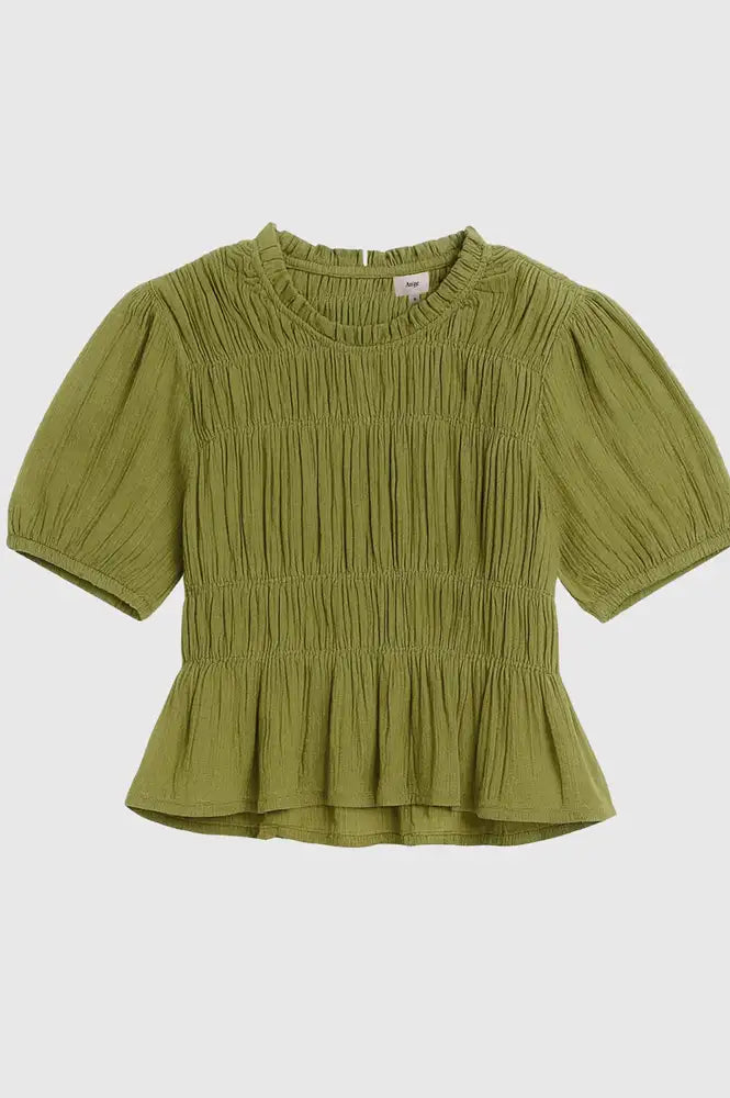 An'ge Sizaya Olive Blouse - The Mercantile London