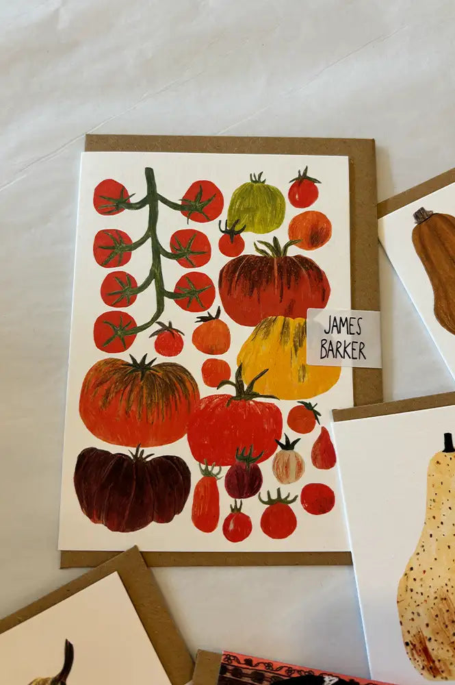James Barker Tomato Tomato Greeting Card