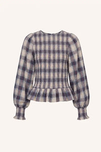 By-Bar Yena Tokyo Check Blouse