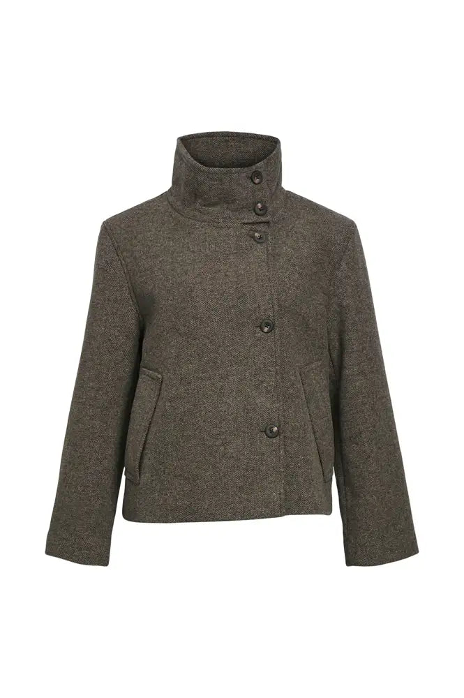 Object Kiki Morel Grey Short Jacket