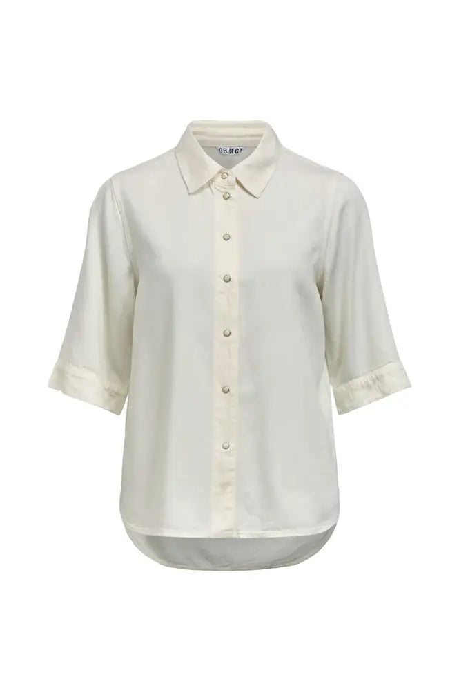 Object Frame Cloud Dancer Denim Shirt - The Mercantile London