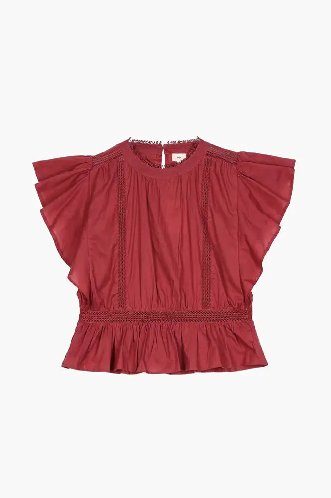 An'ge Salekina Terracotta Blouse - The Mercantile London