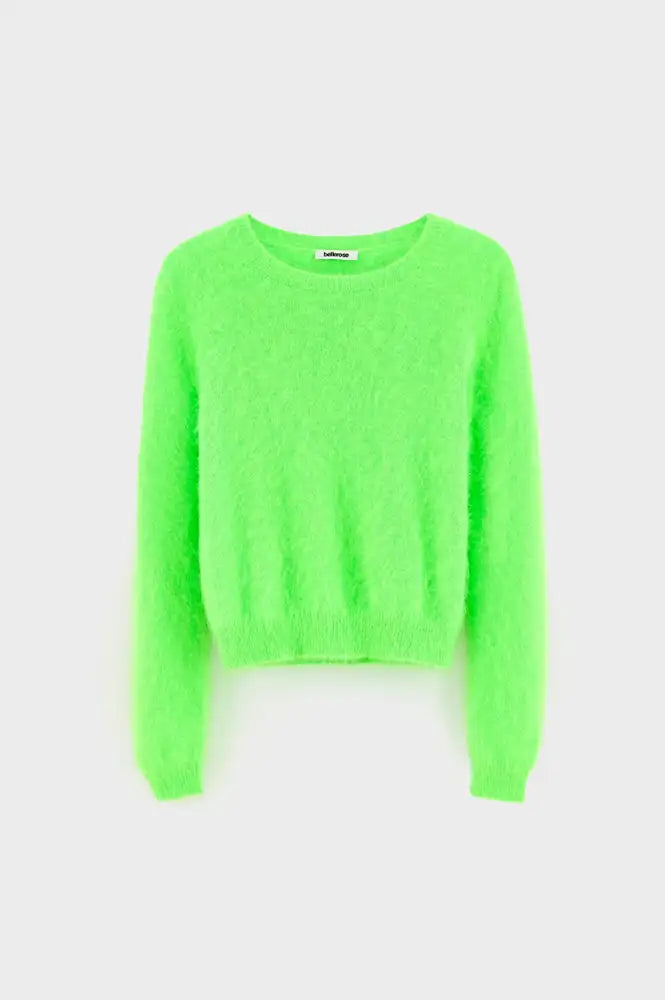 Bellerose Datti Vegas Green Angora-Blend Jumper