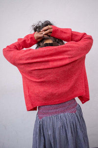 Object Agate Poinsettia Cardigan - The Mercantile London