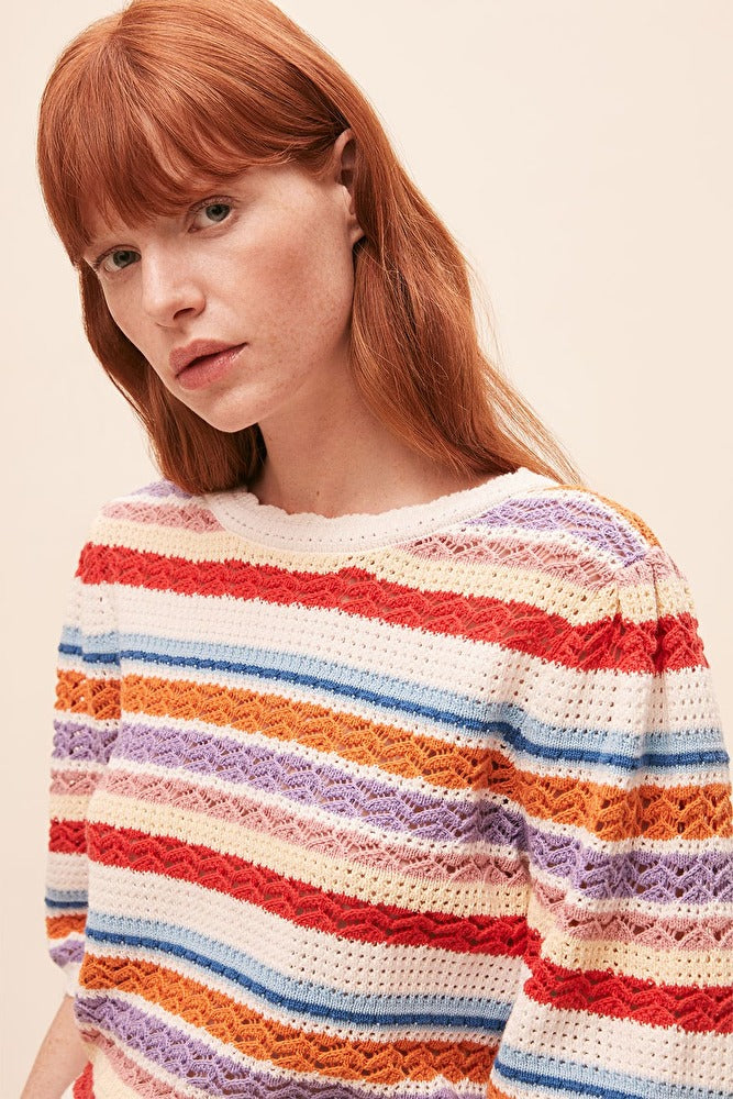 Suncoo Panaca Geranium Sweater - The Mercantile London