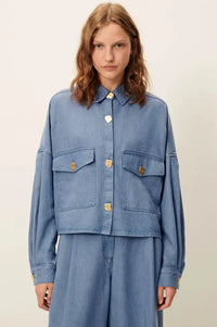 Sessùn Balanca Blue Denim Shirt - The Mercantile London